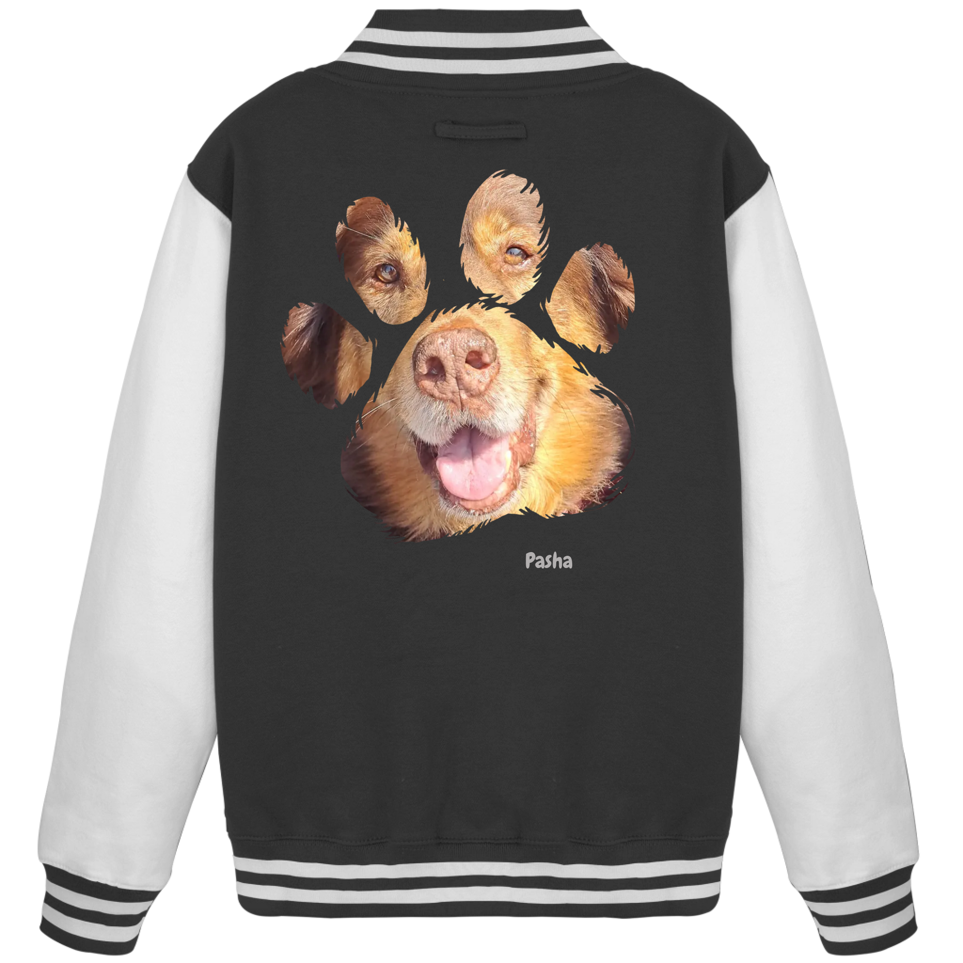 Pfoten Hoodie - College Jacket - personalisiert