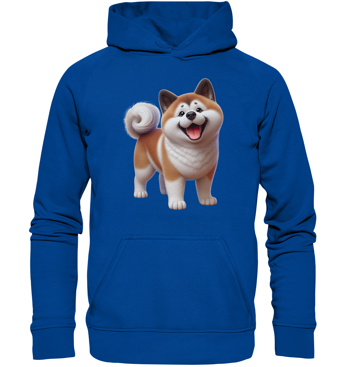 Akita Cartoon Hund personalisierbar - Basic Unisex Hoodie