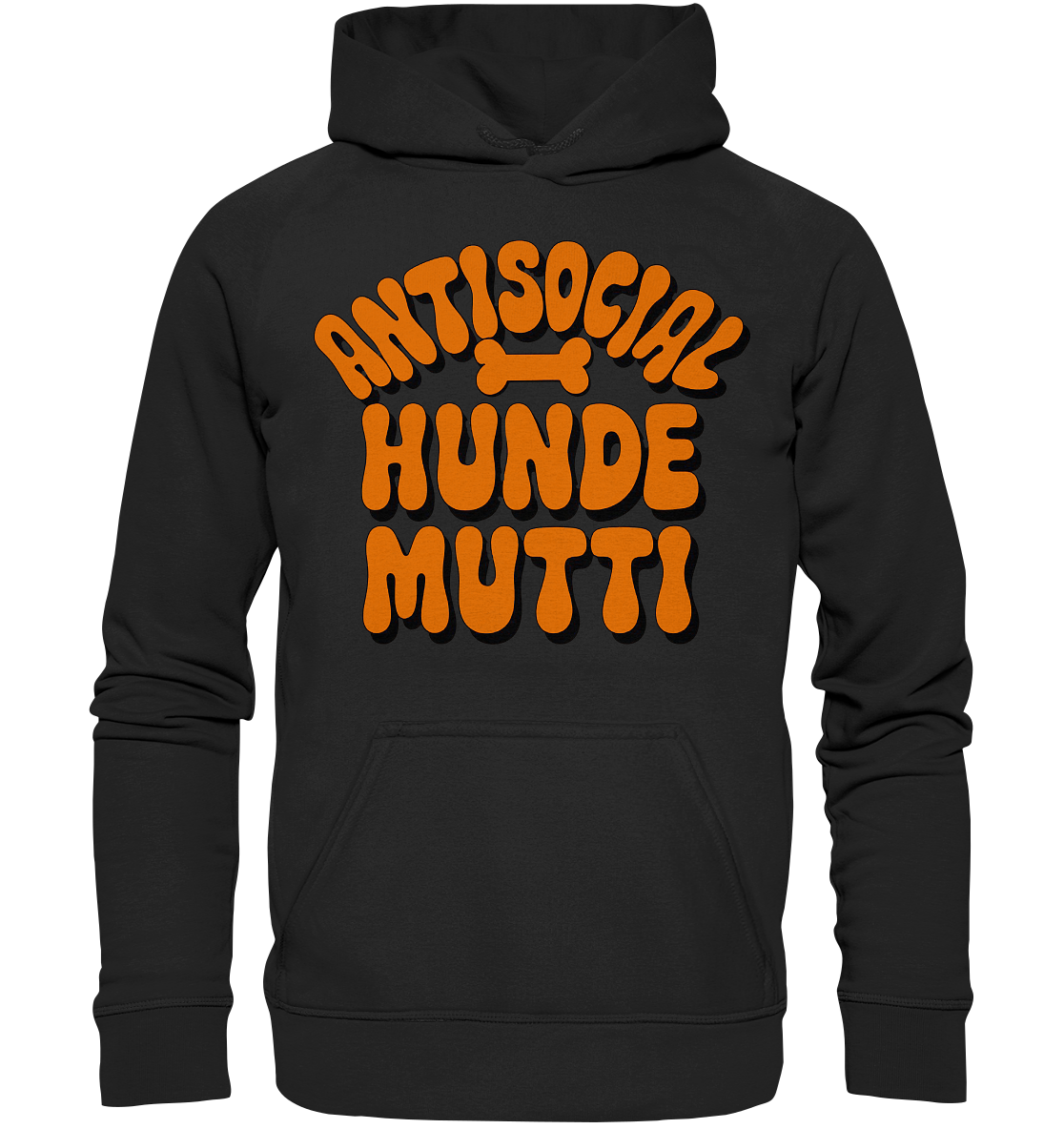 Antisocial Hunde Mutto - Basic Unisex Hoodie