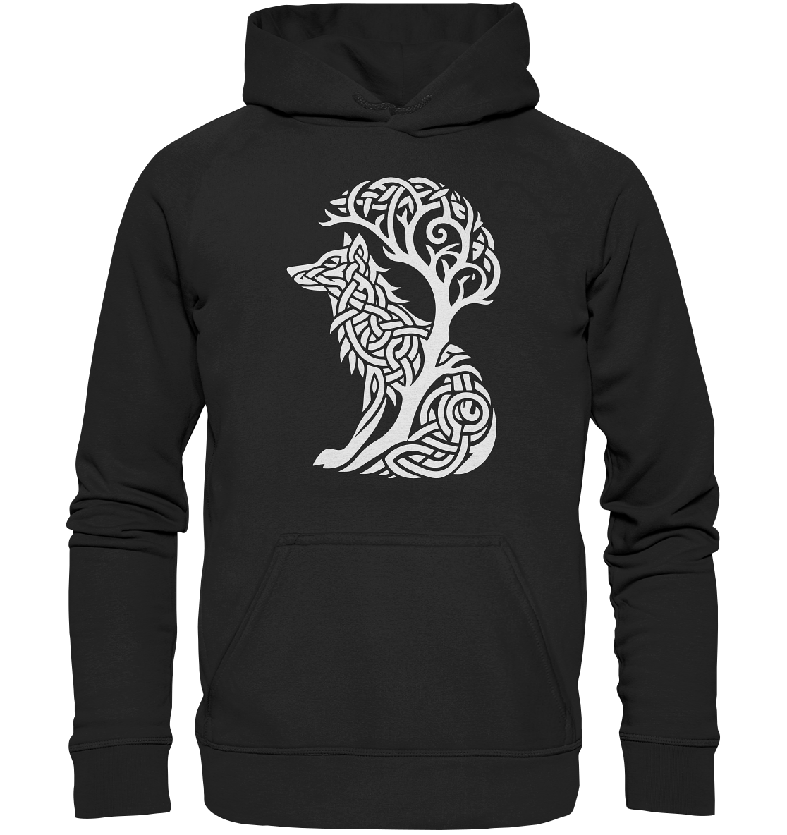 Keltischer Baum des Lebens Hund - Basic Unisex Hoodie