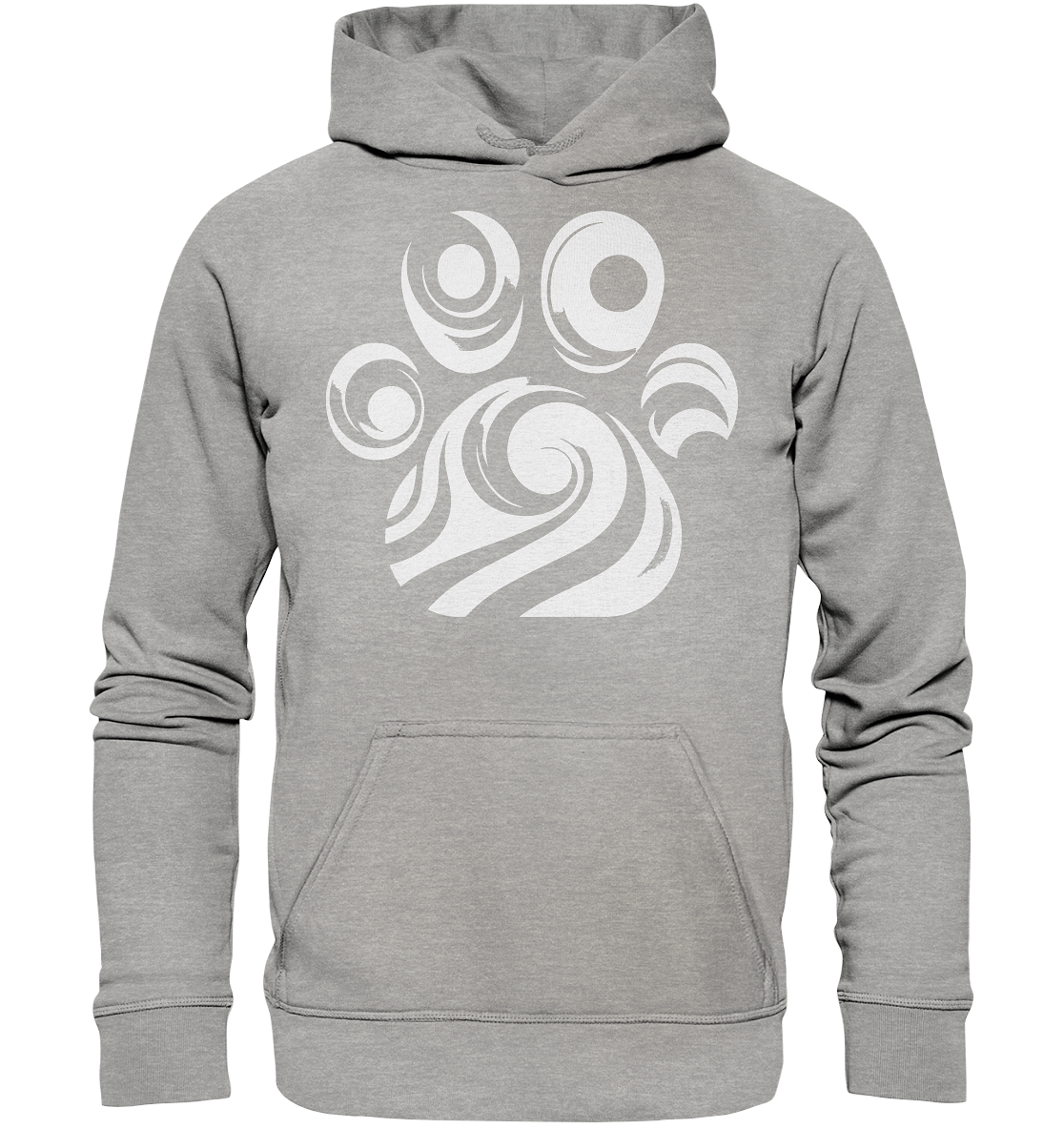 Pfote Design modern und abstrakt - Basic Unisex Hoodie