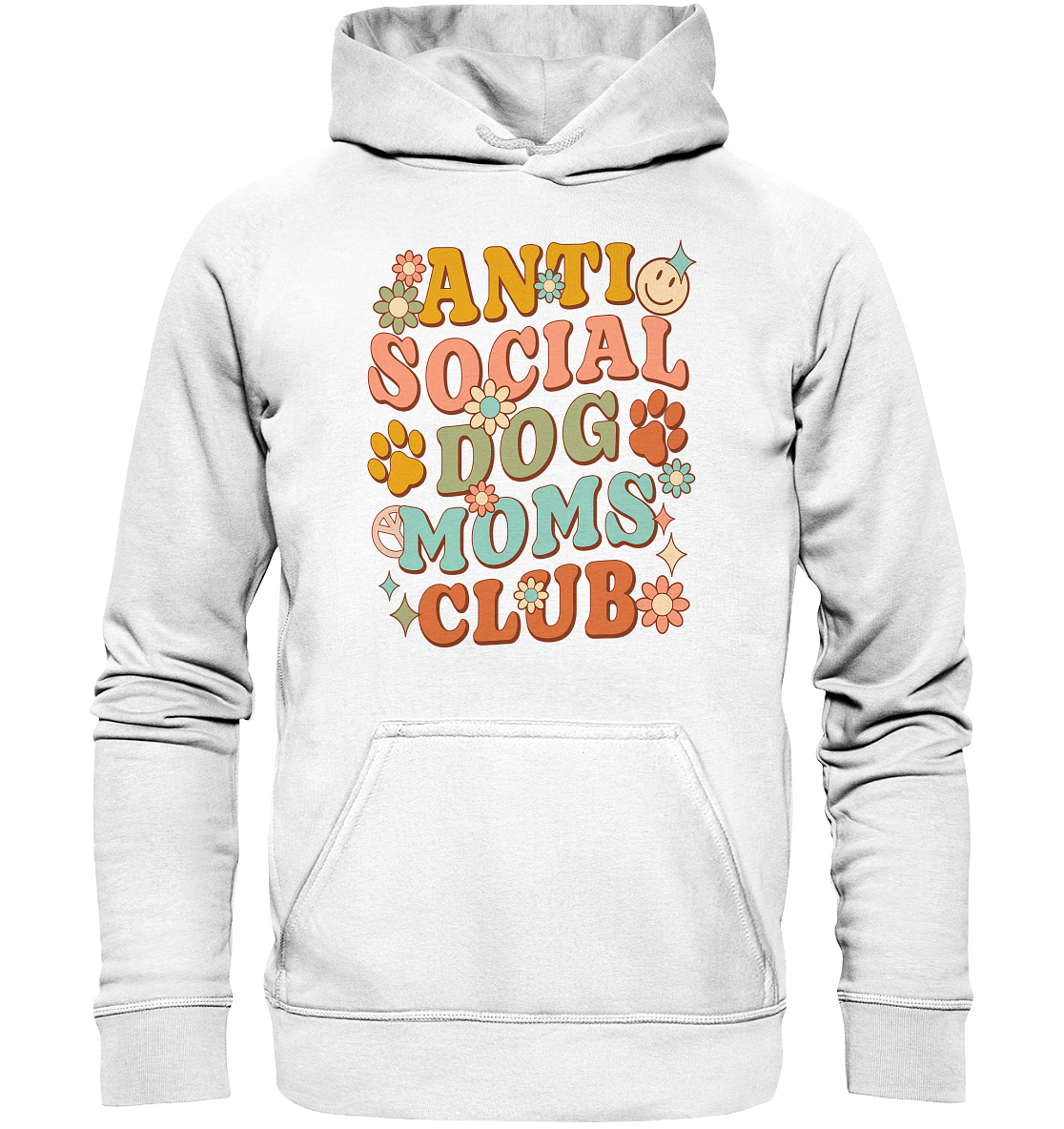 Anti Social Dog Moms Club - Basic Unisex Hoodie