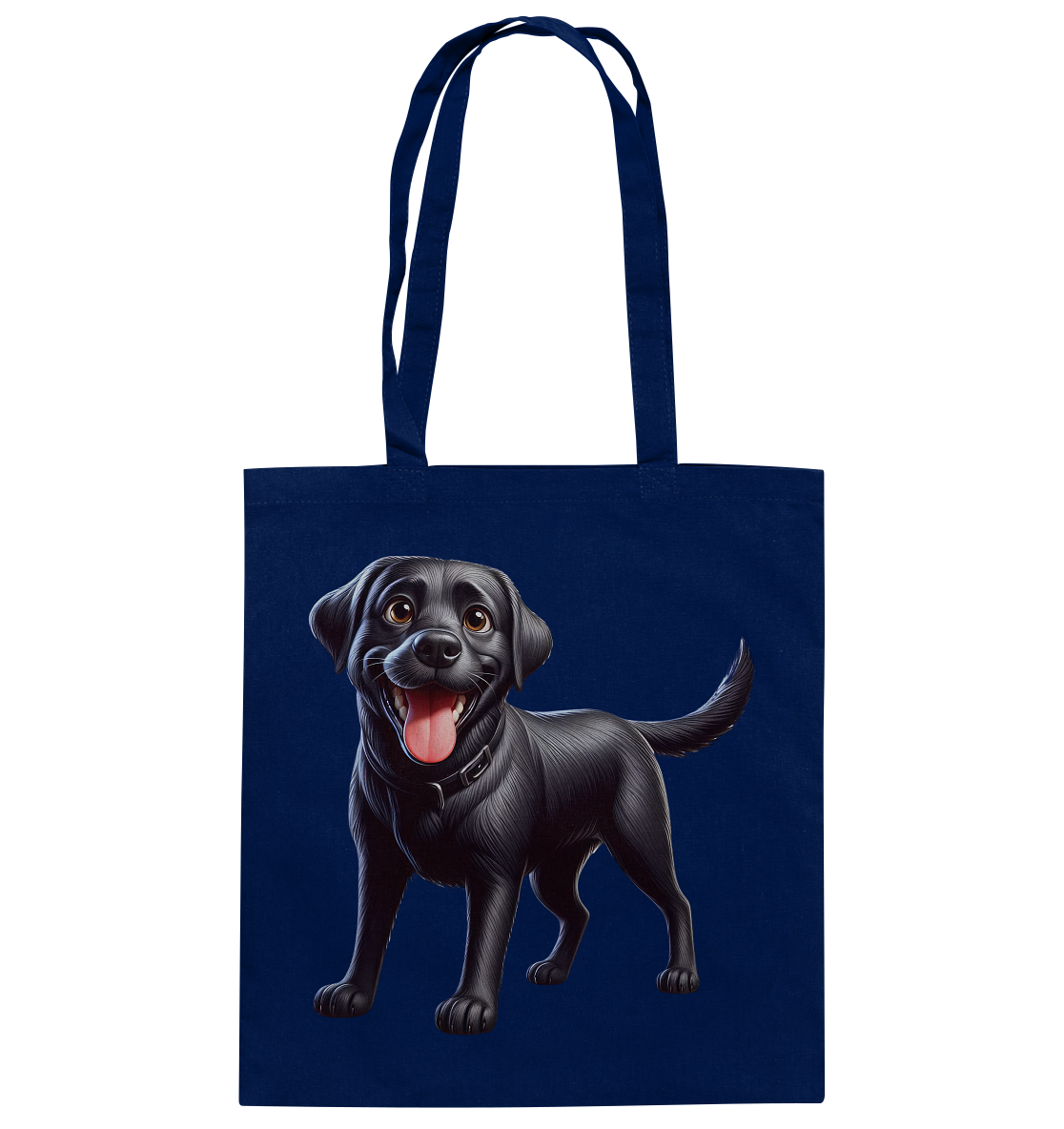 Cartoon Labrador Retreiver - personalisierbar - Baumwolltasche