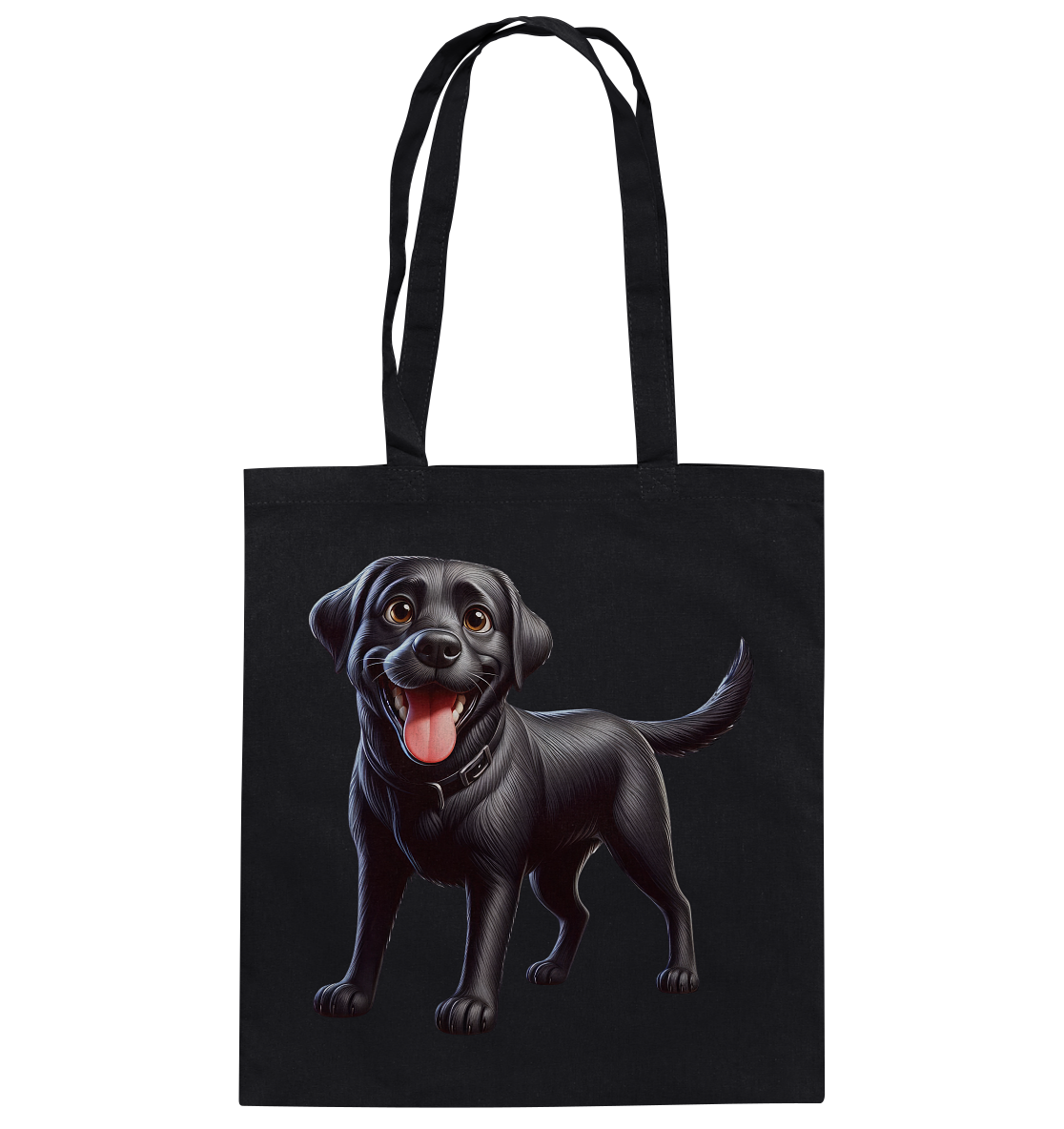 Cartoon Labrador Retreiver - personalisierbar - Baumwolltasche