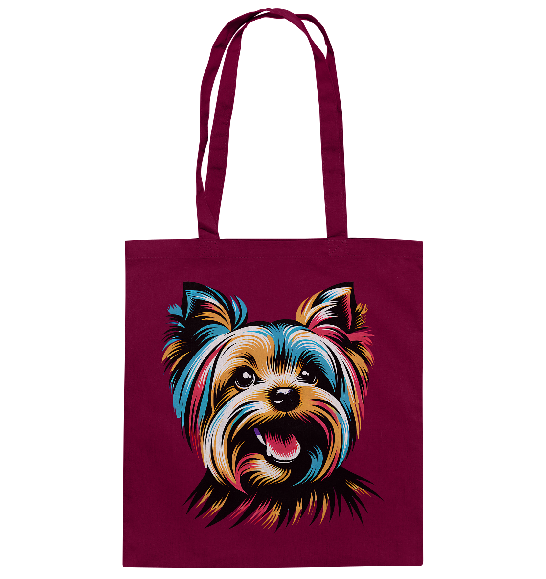 Yorkshire Terrier Pop Art - personalisierbar - Baumwolltasche
