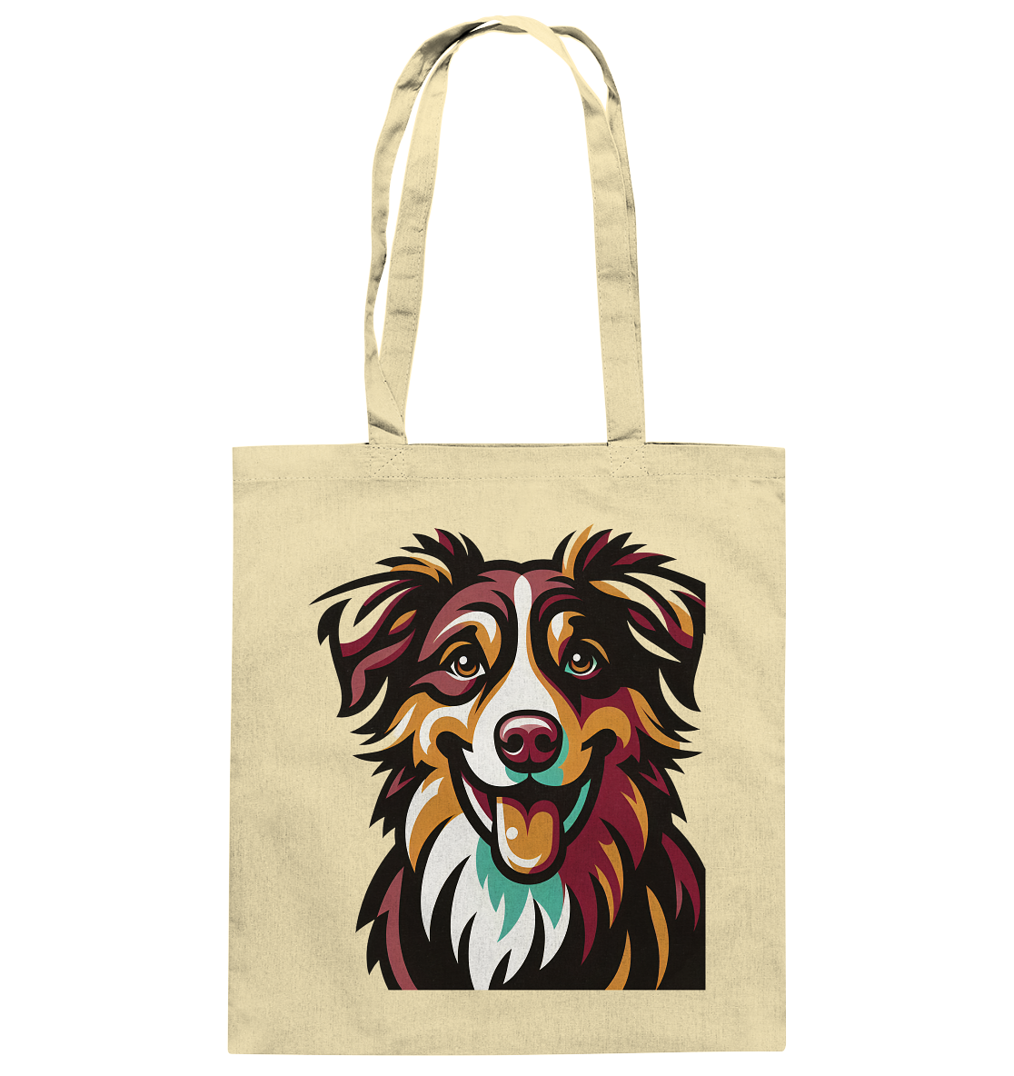 Australian Shepherd Hund - personalisierbar - Baumwolltasche