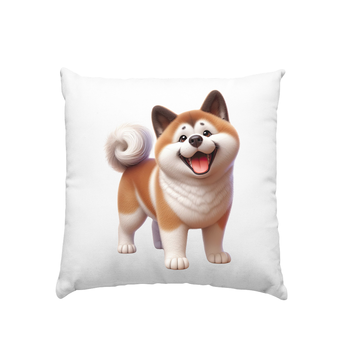 Akita Cartoon Hund personalisierbar - Kissen 40x40cm