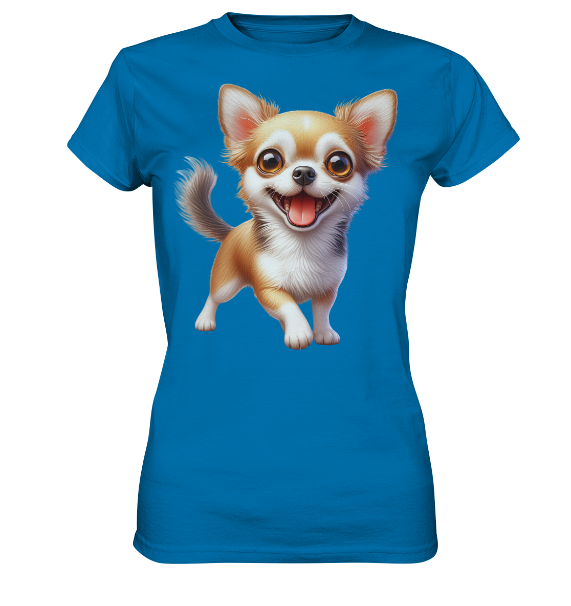 Chihuahua Cartoon - personalisierbar - Ladies Premium Shirt