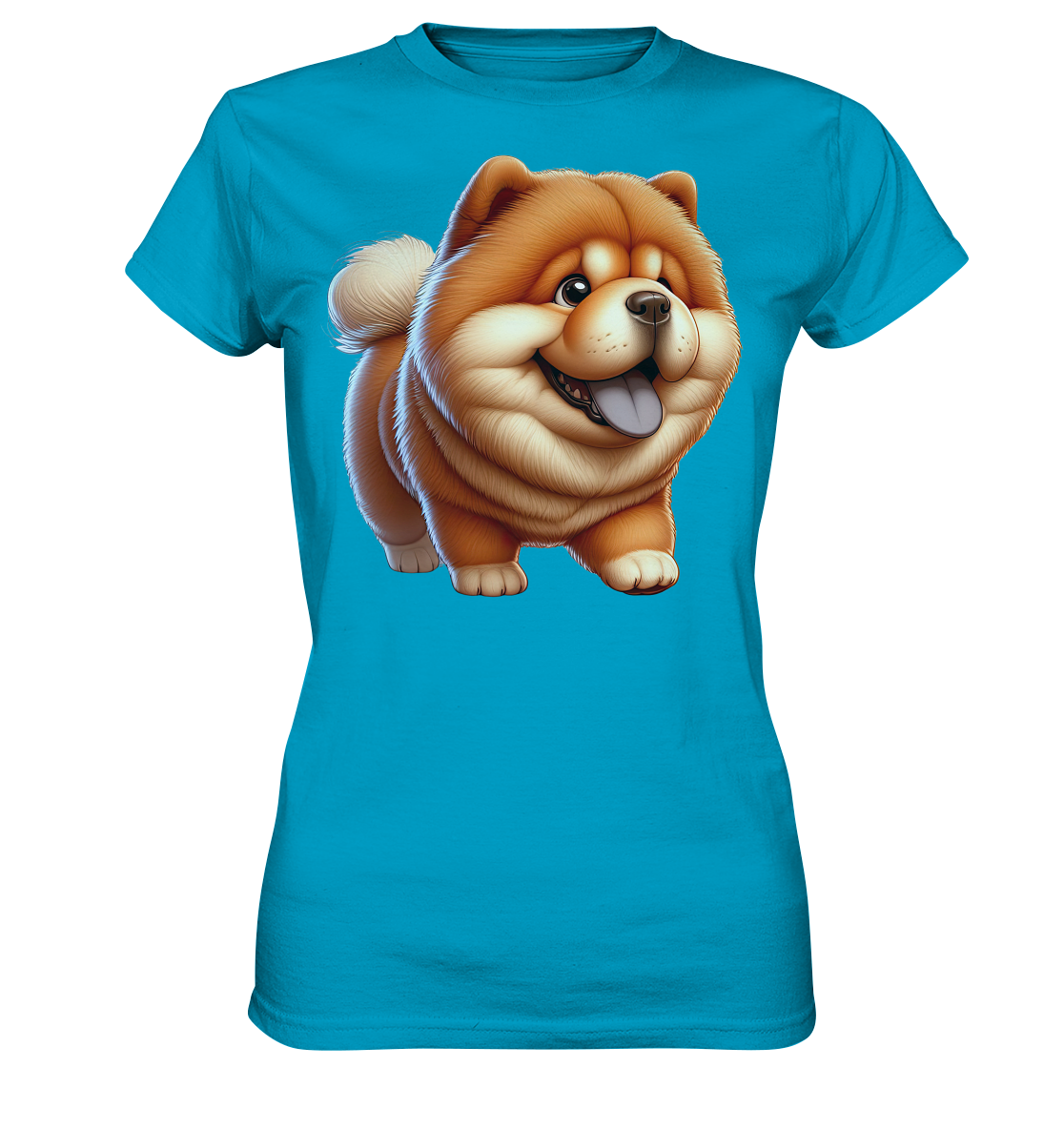 Chow Chow Cartoon Hund - personalisierbar - Ladies Premium Shirt