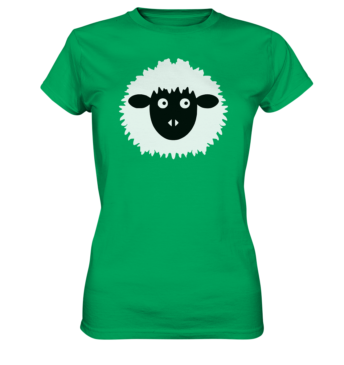 Schaf comic -personalisierbar - Ladies Premium Shirt