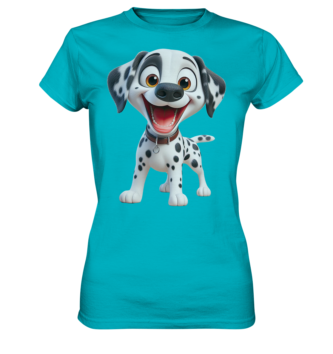 Dalmatina Cartoon - personalisierbar - Ladies Premium Shirt