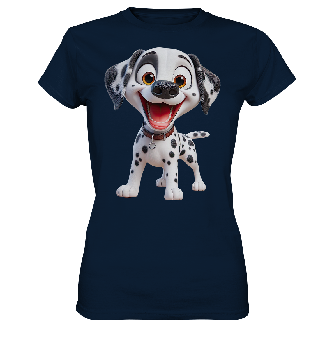 Dalmatina Cartoon - personalisierbar - Ladies Premium Shirt