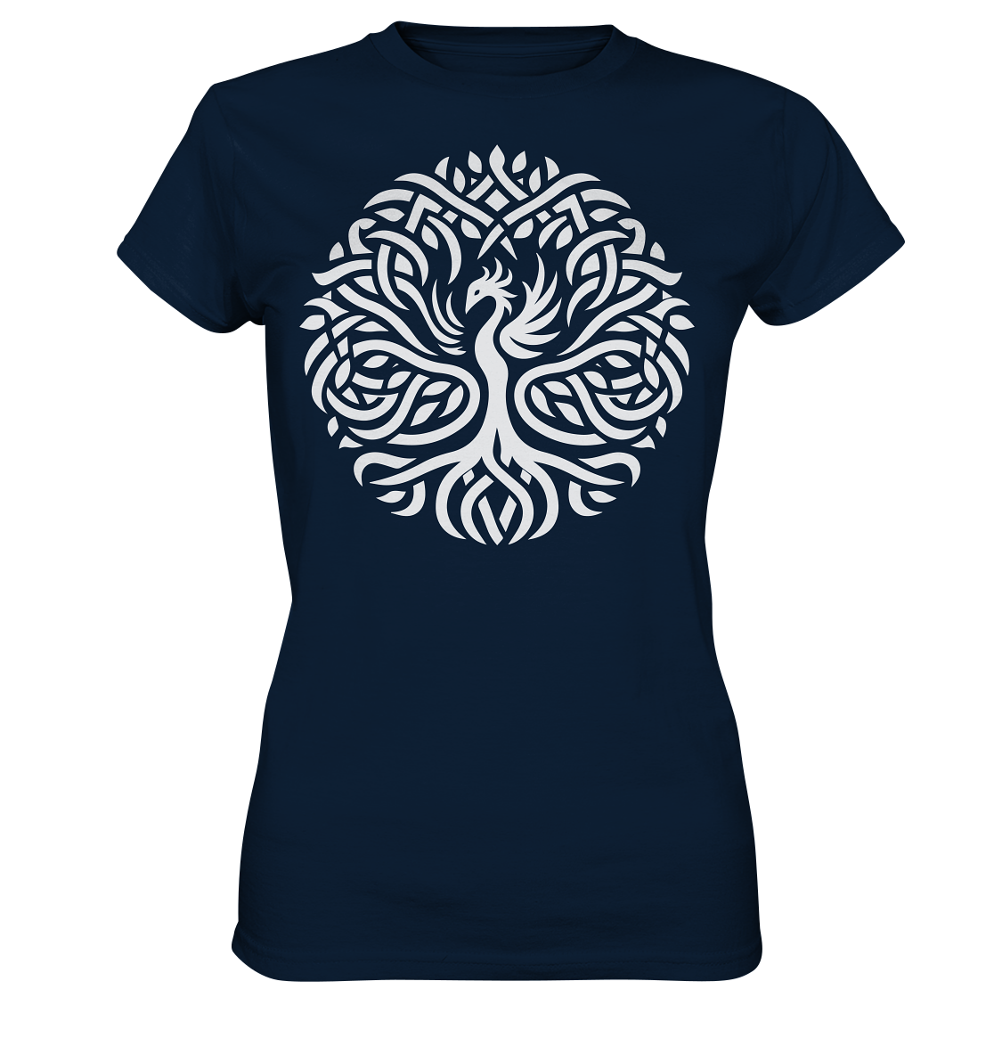 Keltischer Lebensbaum mit Phoenix - Ladies Premium Shirt