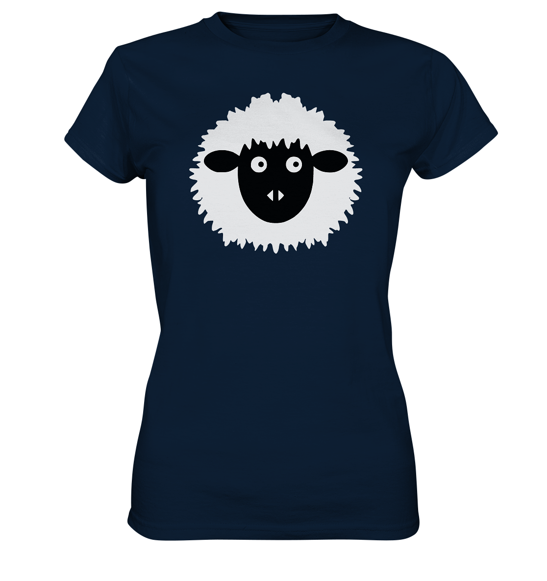 Schaf comic -personalisierbar - Ladies Premium Shirt