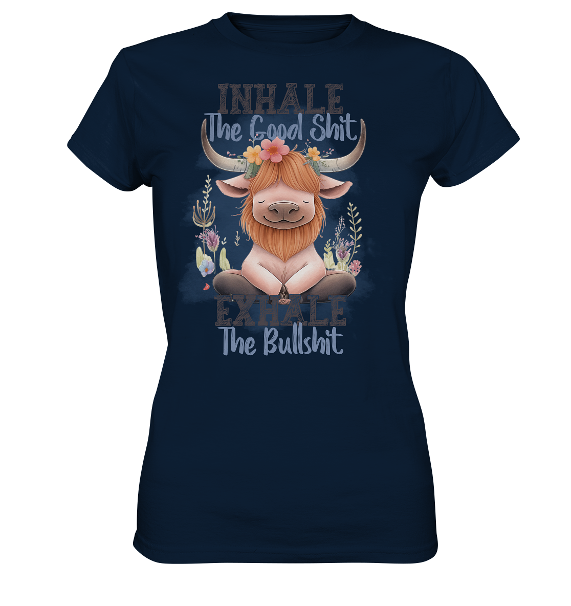 Yoga Highland Kuh - Ladies Premium Shirt