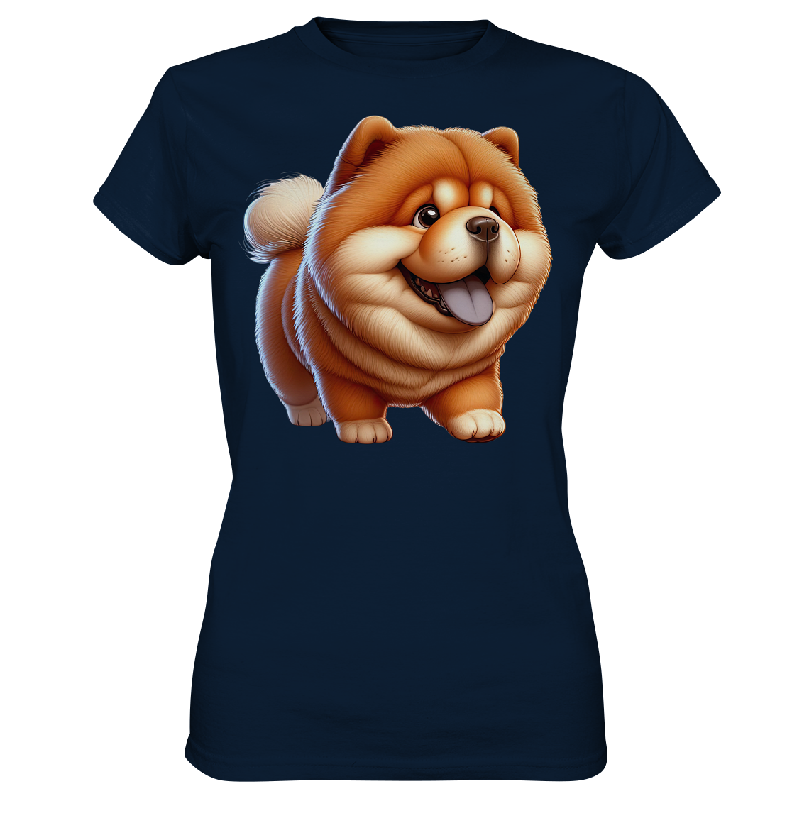 Chow Chow Cartoon Hund - personalisierbar - Ladies Premium Shirt