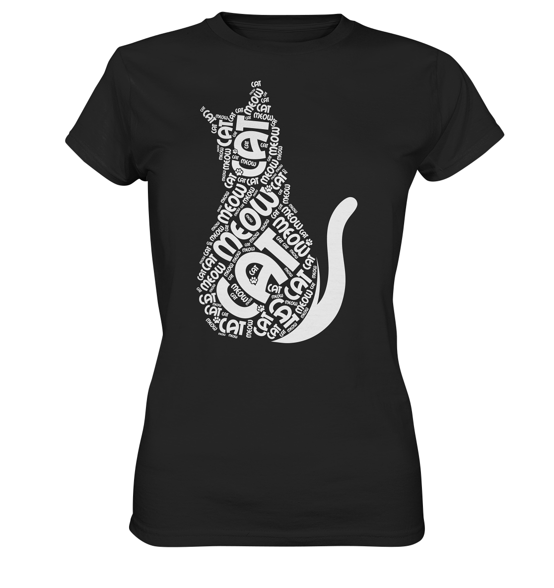 Katzen Cat slogan  - Ladies Premium Shirt