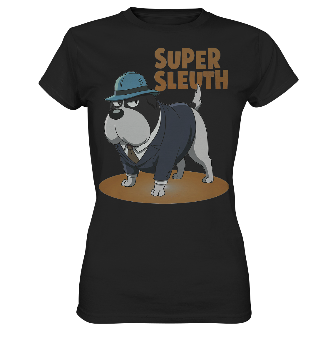 Hund Super Sleuth Detektiv - Ladies Premium Shirt
