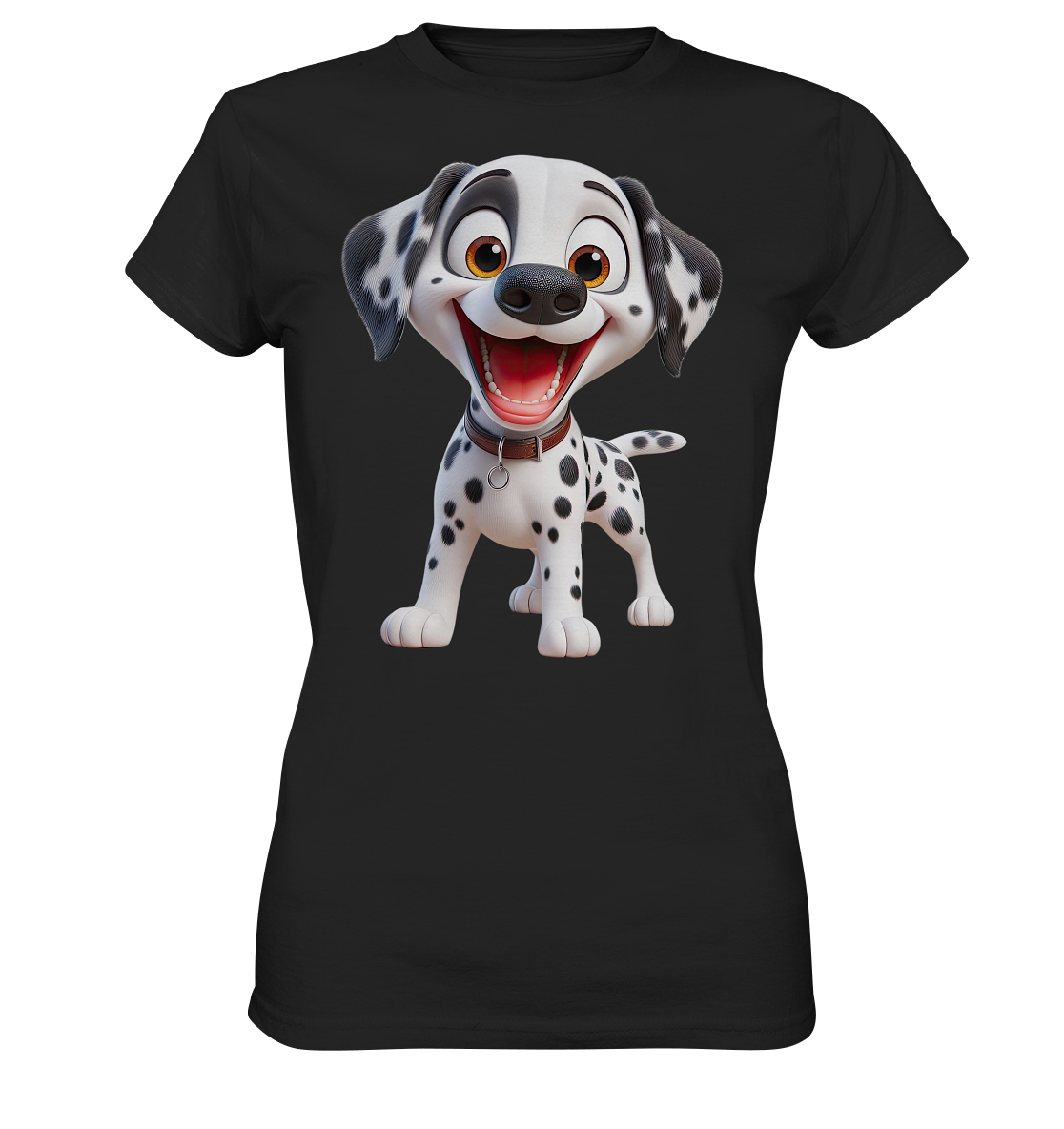 Dalmatina Cartoon - personalisierbar - Ladies Premium Shirt