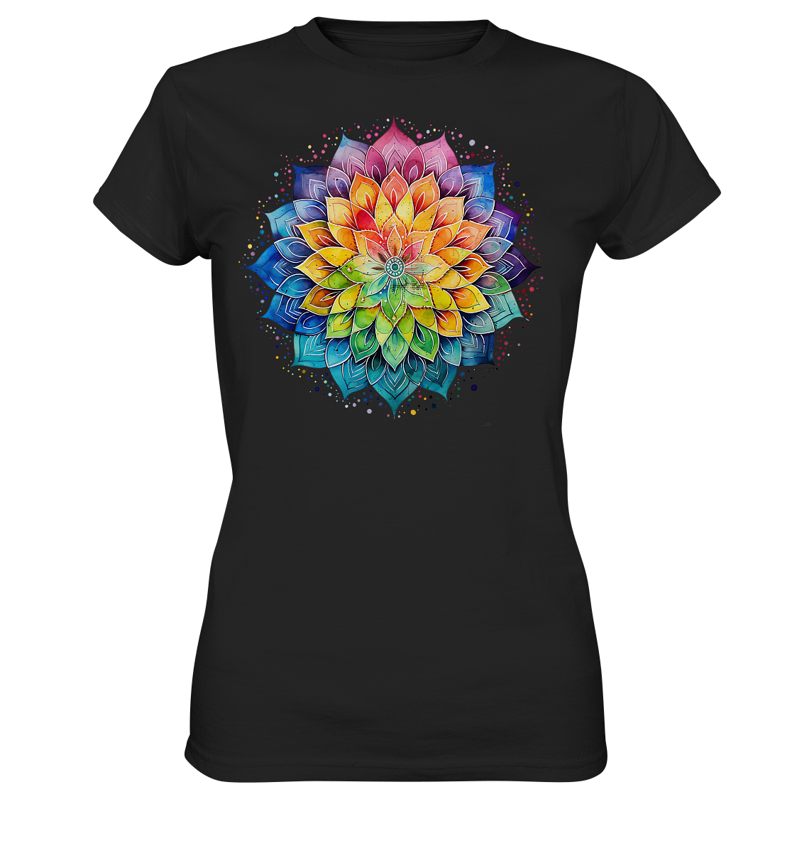 Lotus Mandala Yoga - Ladies Premium Shirt