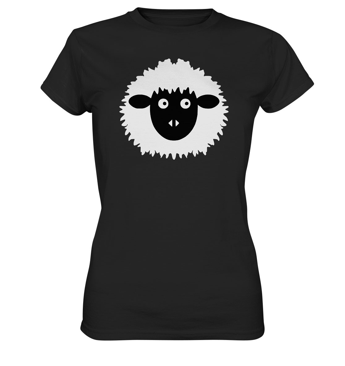 Schaf comic -personalisierbar - Ladies Premium Shirt