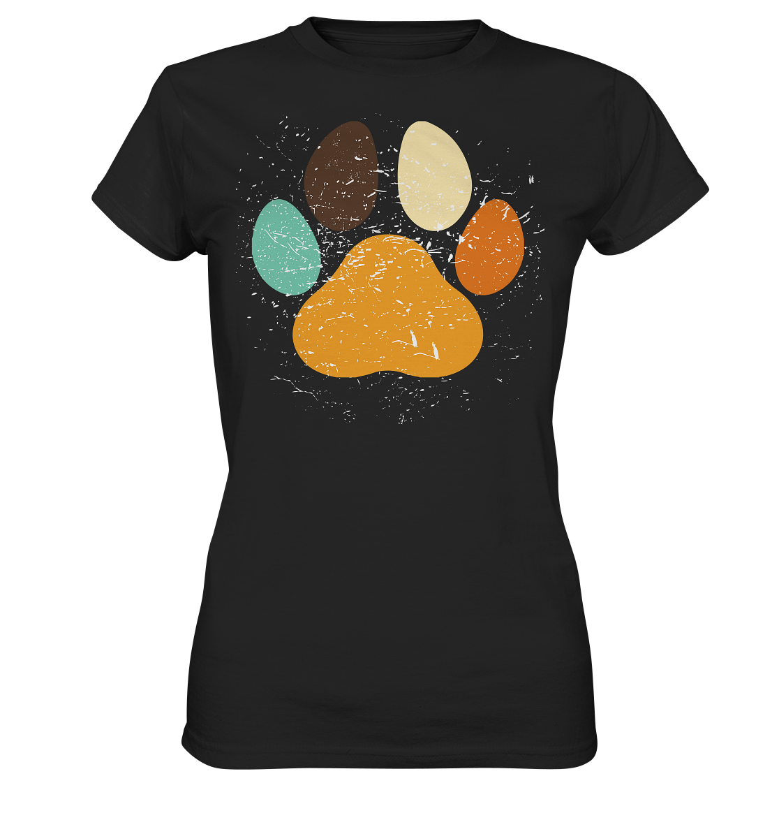 Bunte Pfote - Ladies Premium Shirt