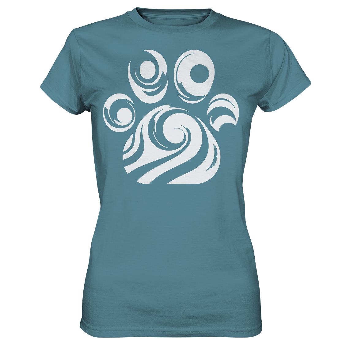 Pfote Design modern und abstrakt - Ladies Premium Shirt
