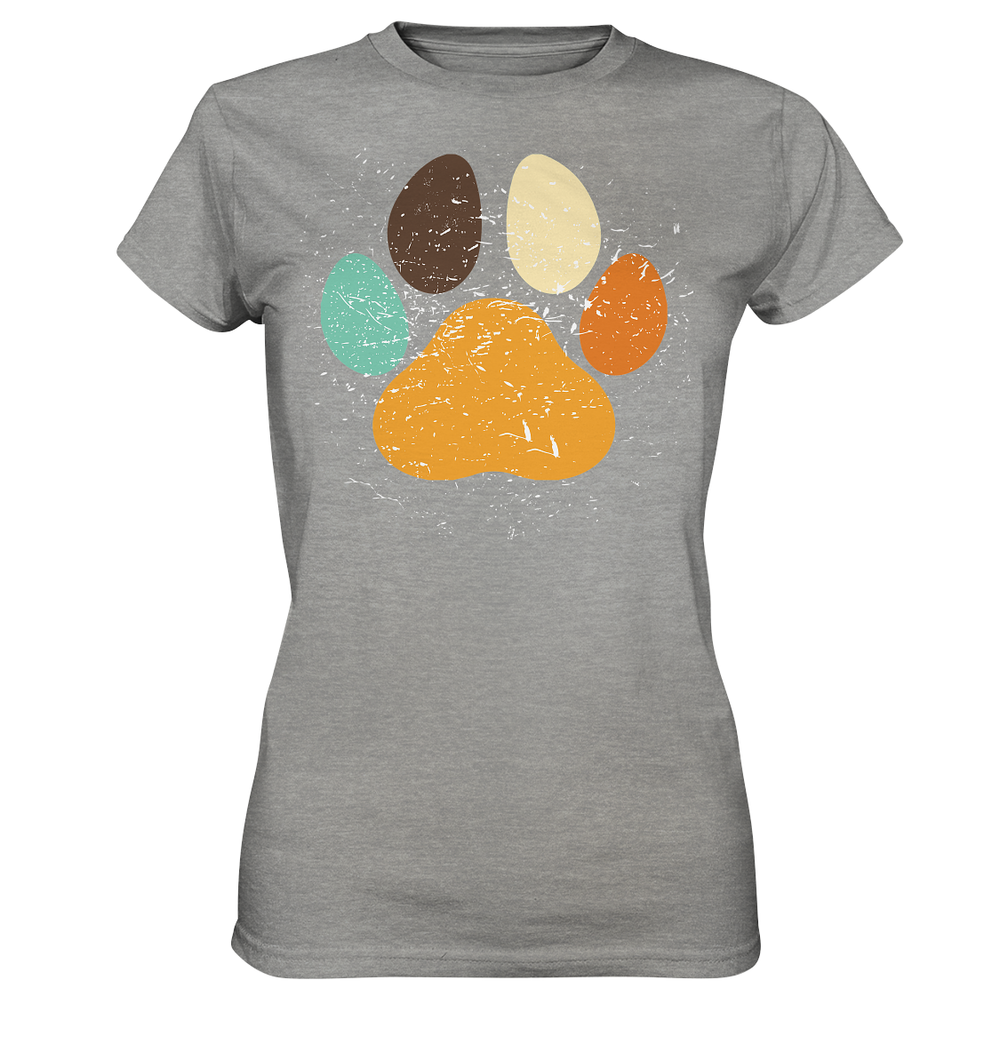 Bunte Pfote - Ladies Premium Shirt