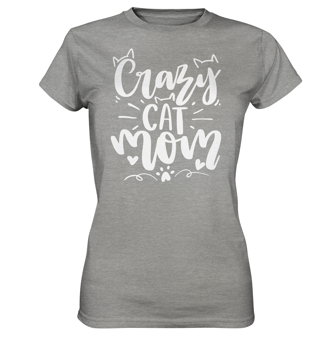 Crazy cat Mom - Ladies Premium Shirt
