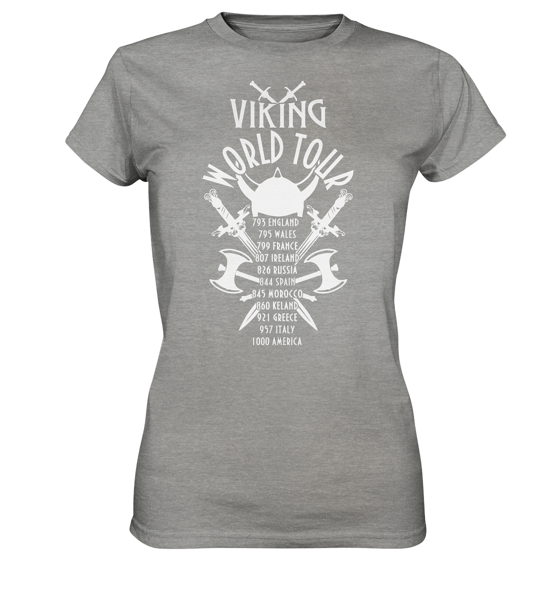 Viking World Tour Fun - Ladies Premium Shirt