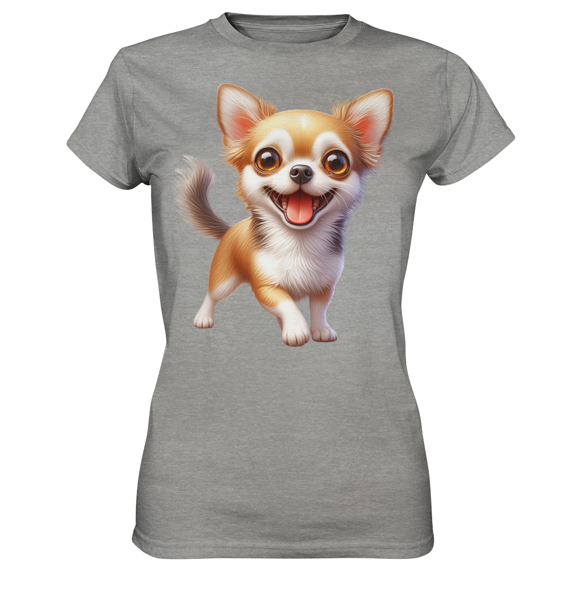 Chihuahua Cartoon - personalisierbar - Ladies Premium Shirt