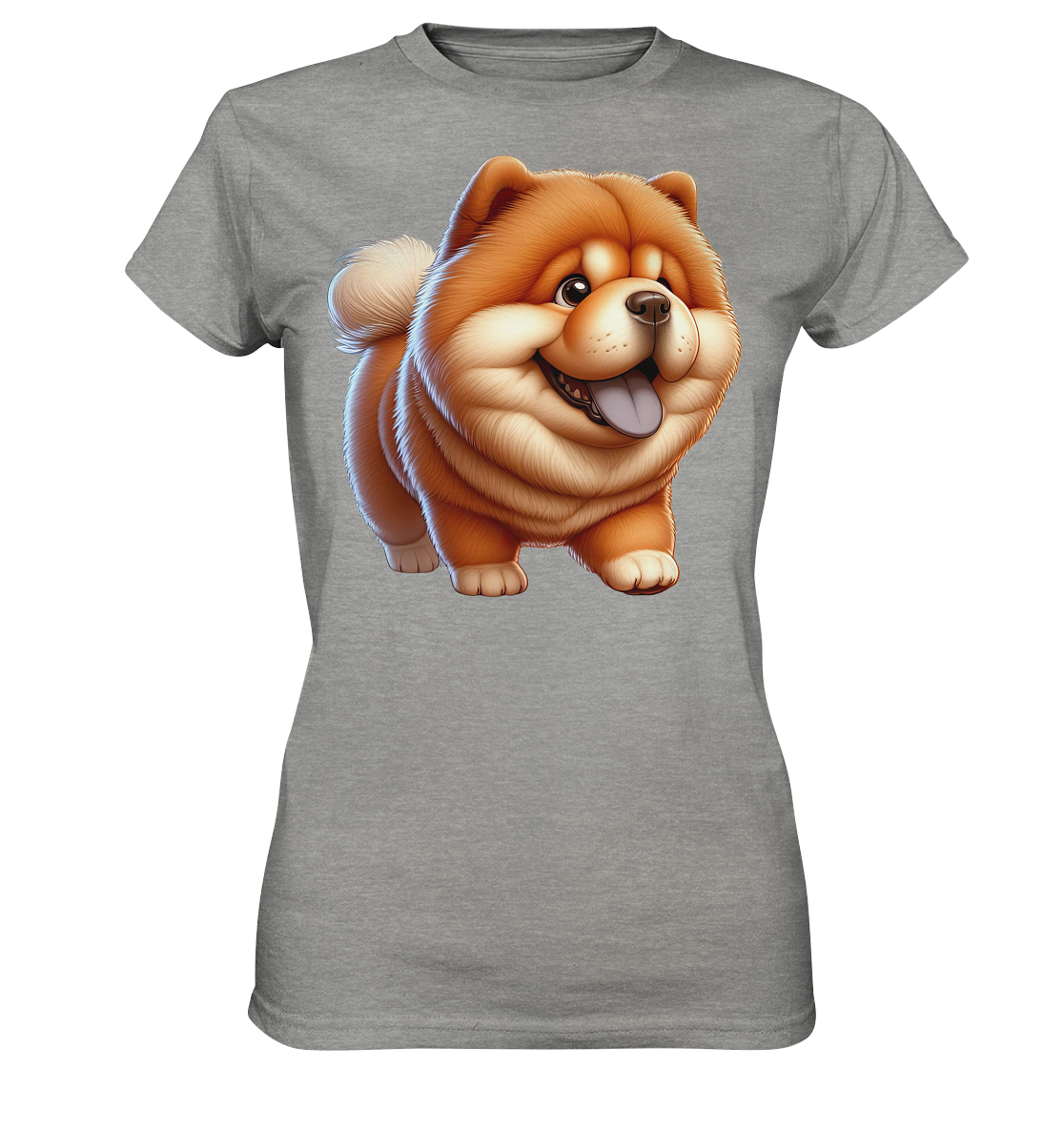 Chow Chow Cartoon Hund - personalisierbar - Ladies Premium Shirt