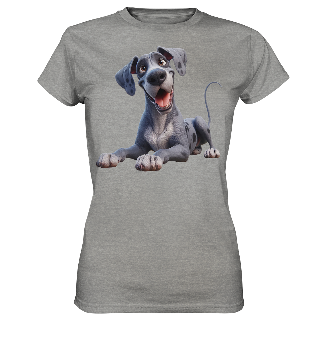 Dänische Dogge - personalisierbar - Ladies Premium Shirt