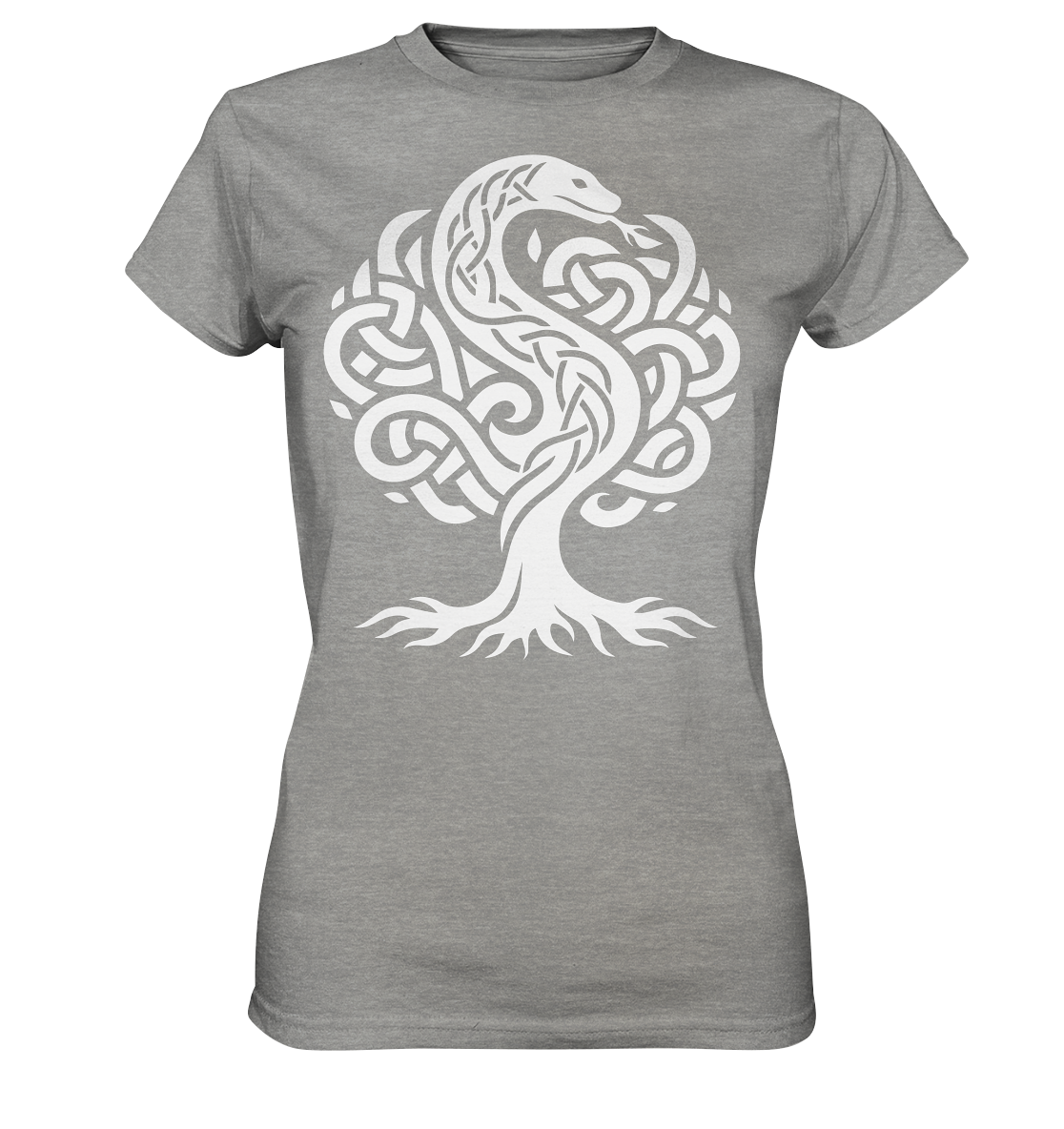 Keltischer Lebensbaum mit Schlange - Ladies Premium Shirt