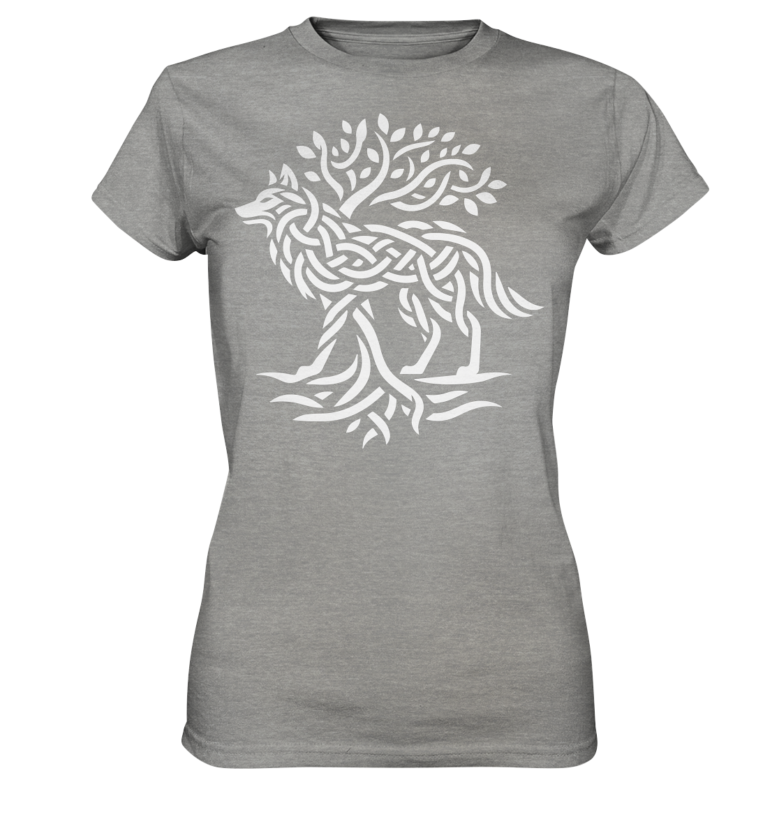Keltischer Lebensbaum Wolf - Ladies Premium Shirt