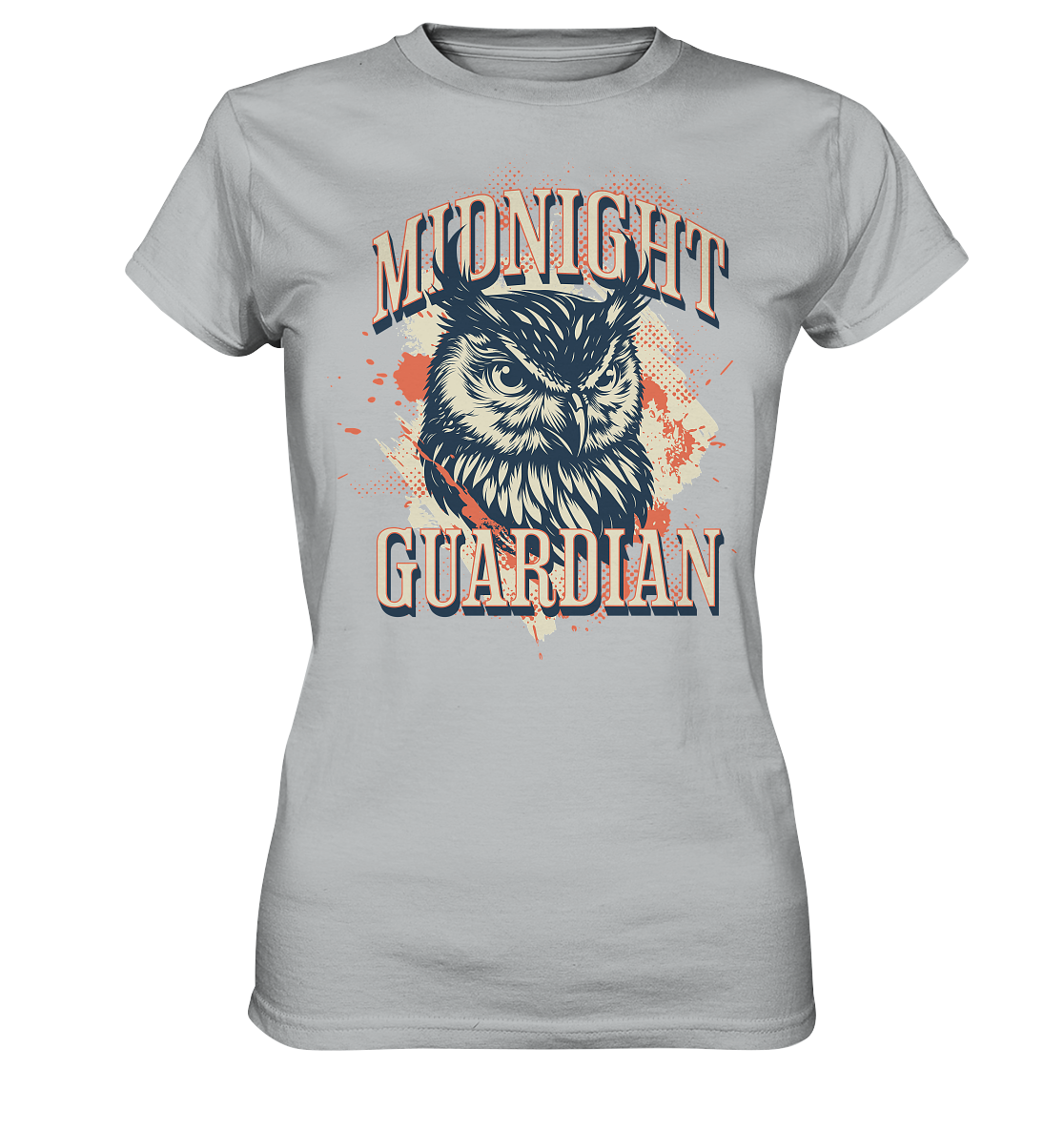 Eule Vintage Art - Midnight Guardian - Ladies Premium Shirt