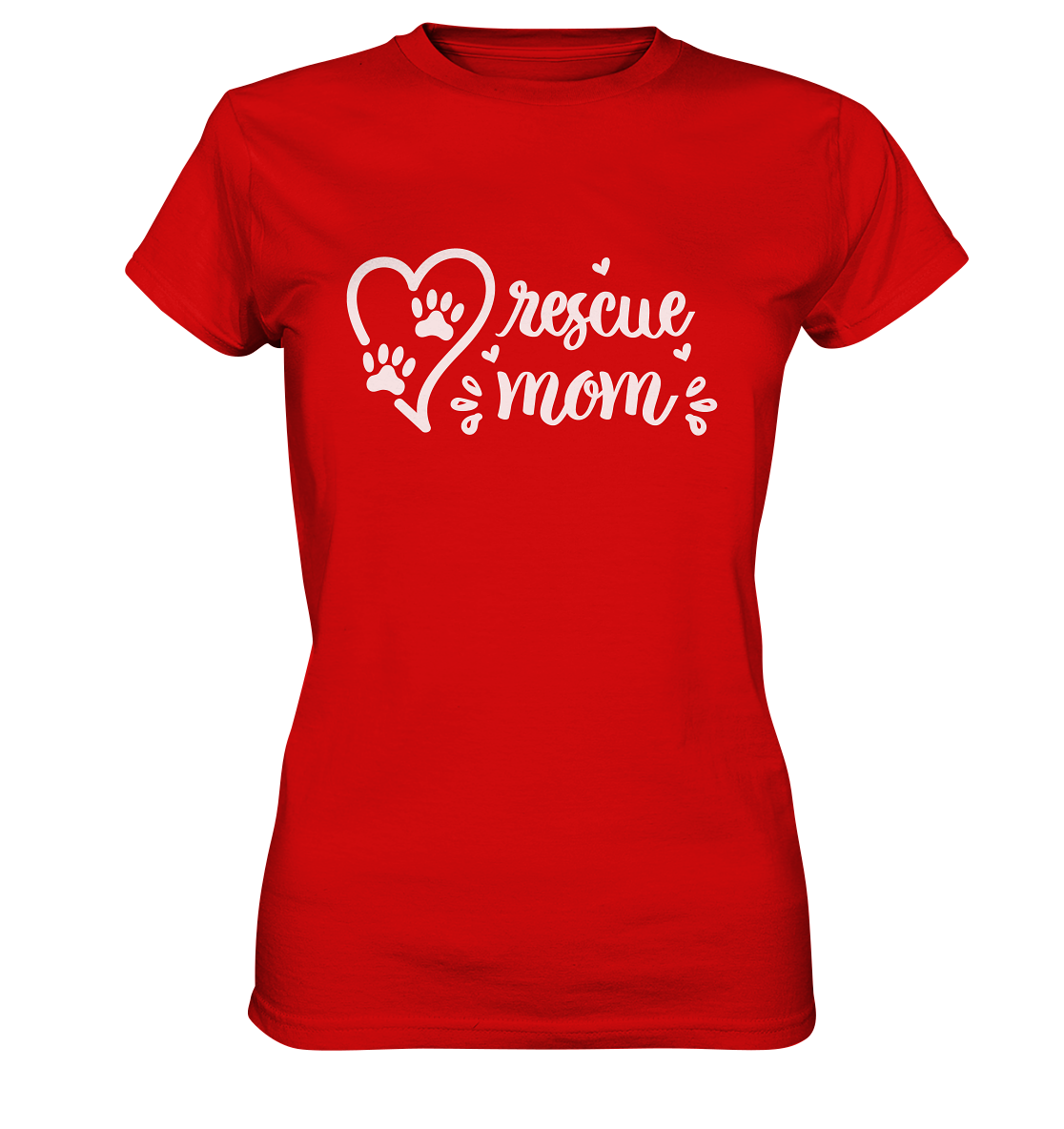 Rescue Mom - Personalisiert - Ladies Premium Shirt