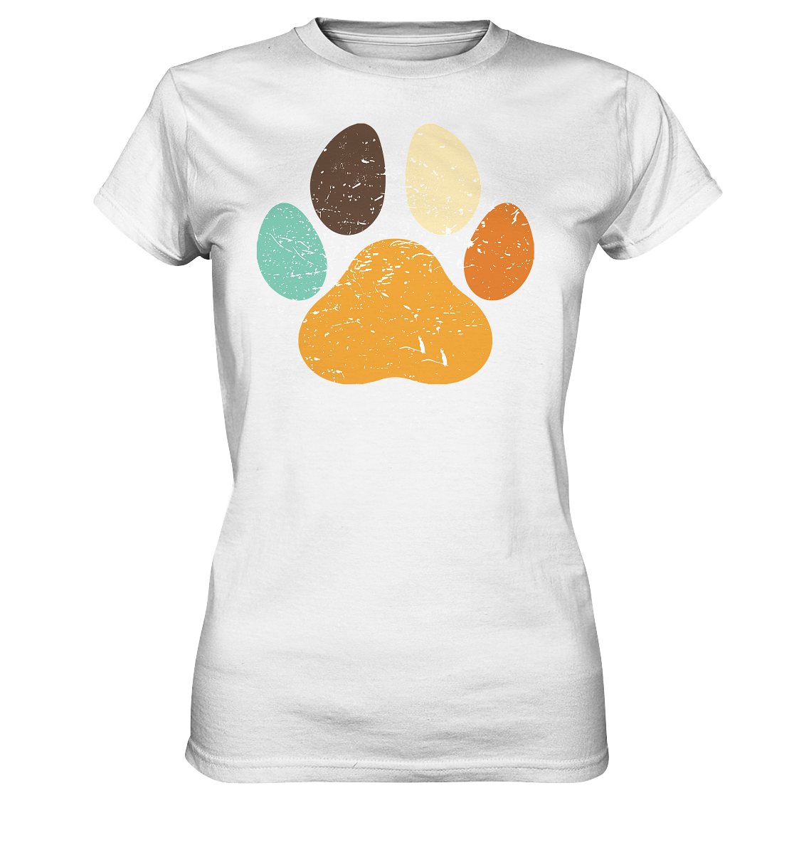 Bunte Pfote - Ladies Premium Shirt