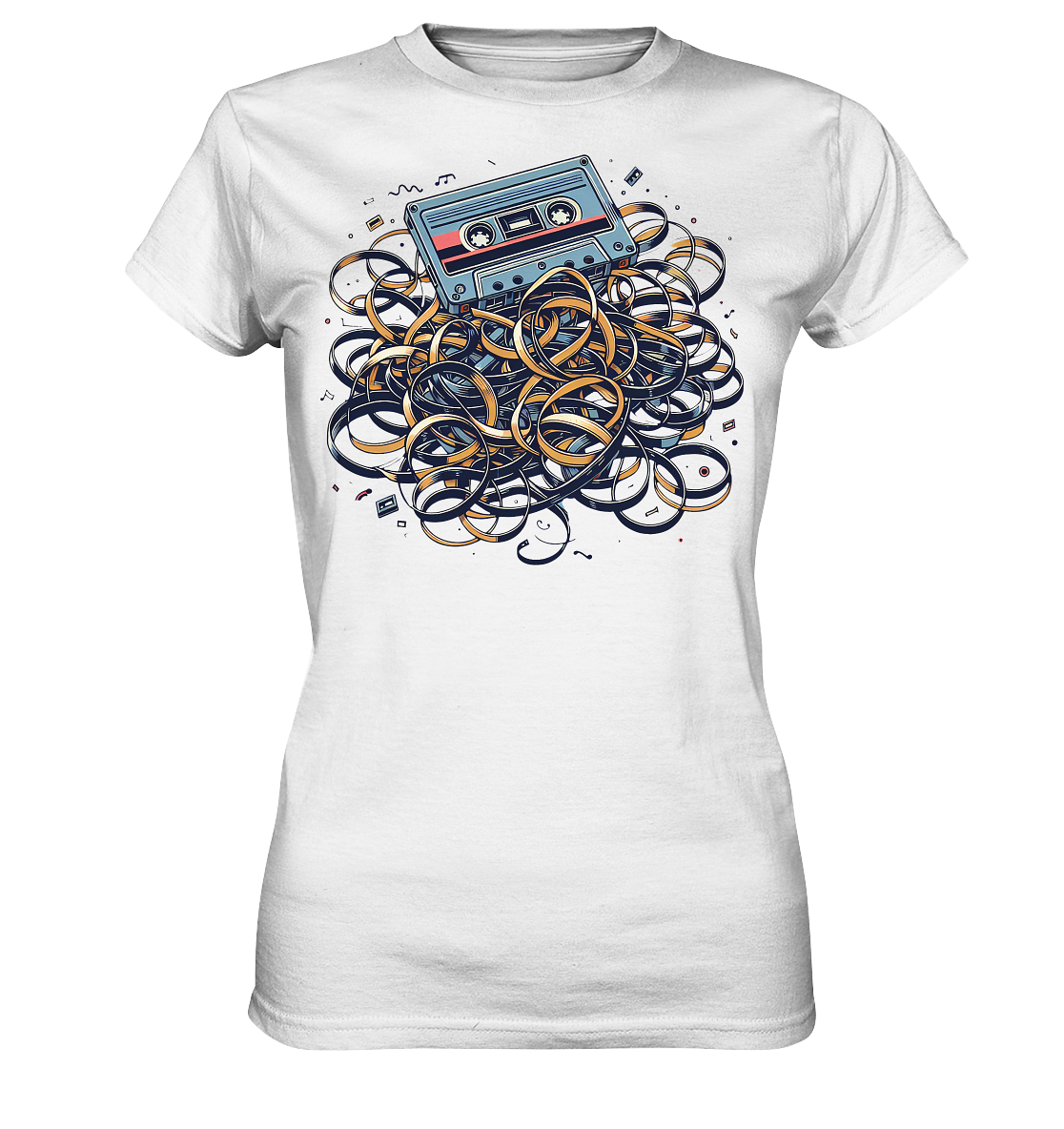 80s Kasettentape - Ladies Premium Shirt