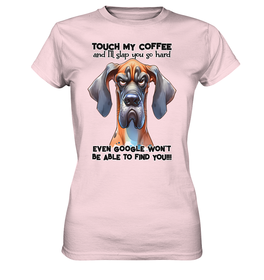 Grumpy Dog Kaffee - Ladies Premium Shirt