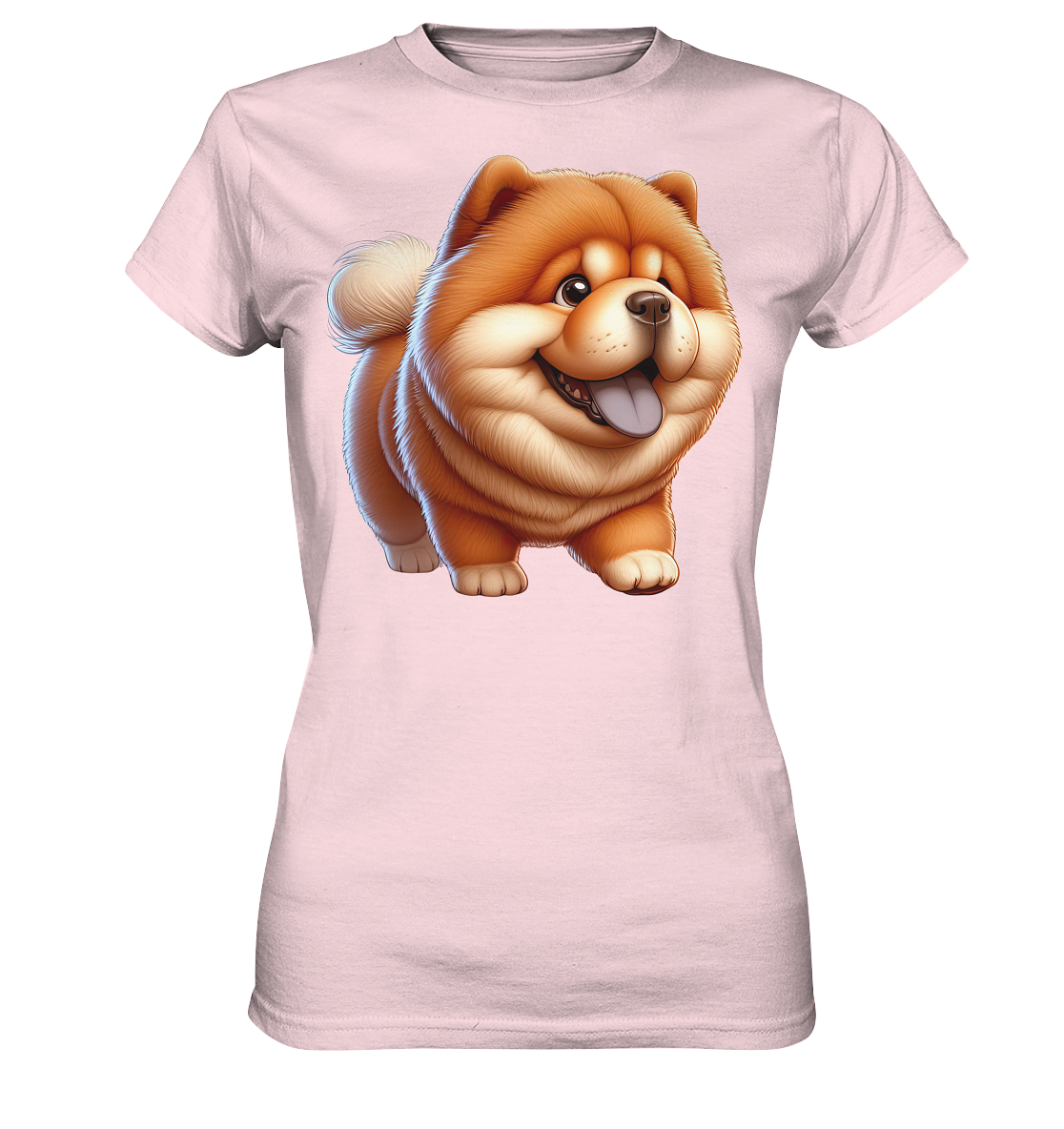 Chow Chow Cartoon Hund - personalisierbar - Ladies Premium Shirt