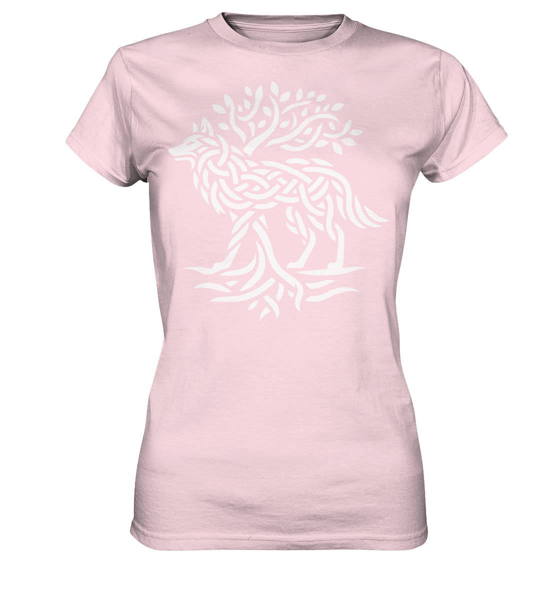 Keltischer Lebensbaum Wolf - Ladies Premium Shirt