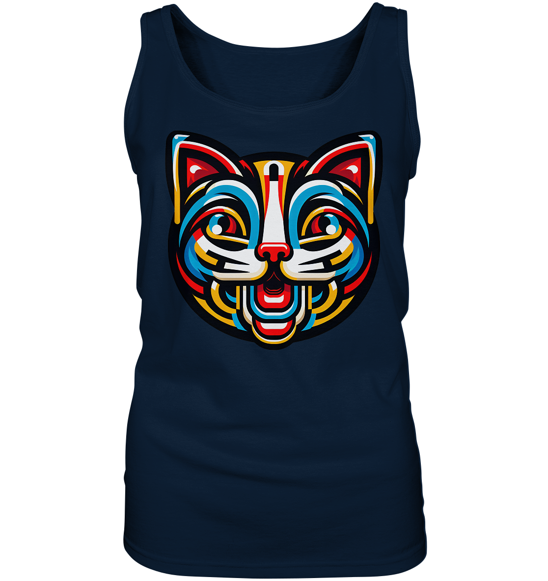 Pop Art Katze  - Ladies Tank-Top