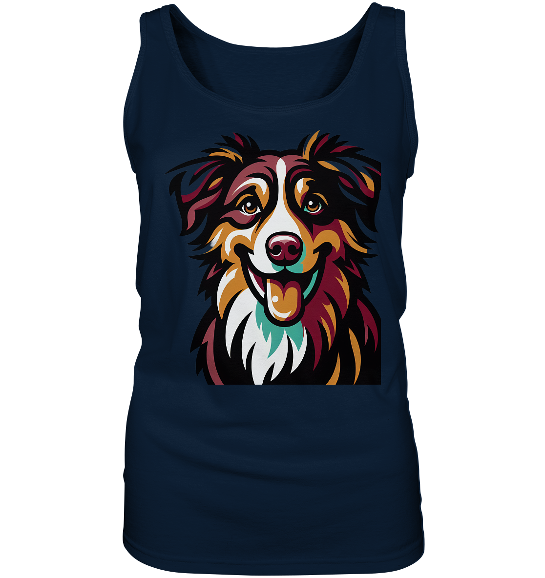 Australian Shepherd Hund - personalisierbar - Ladies Tank-Top