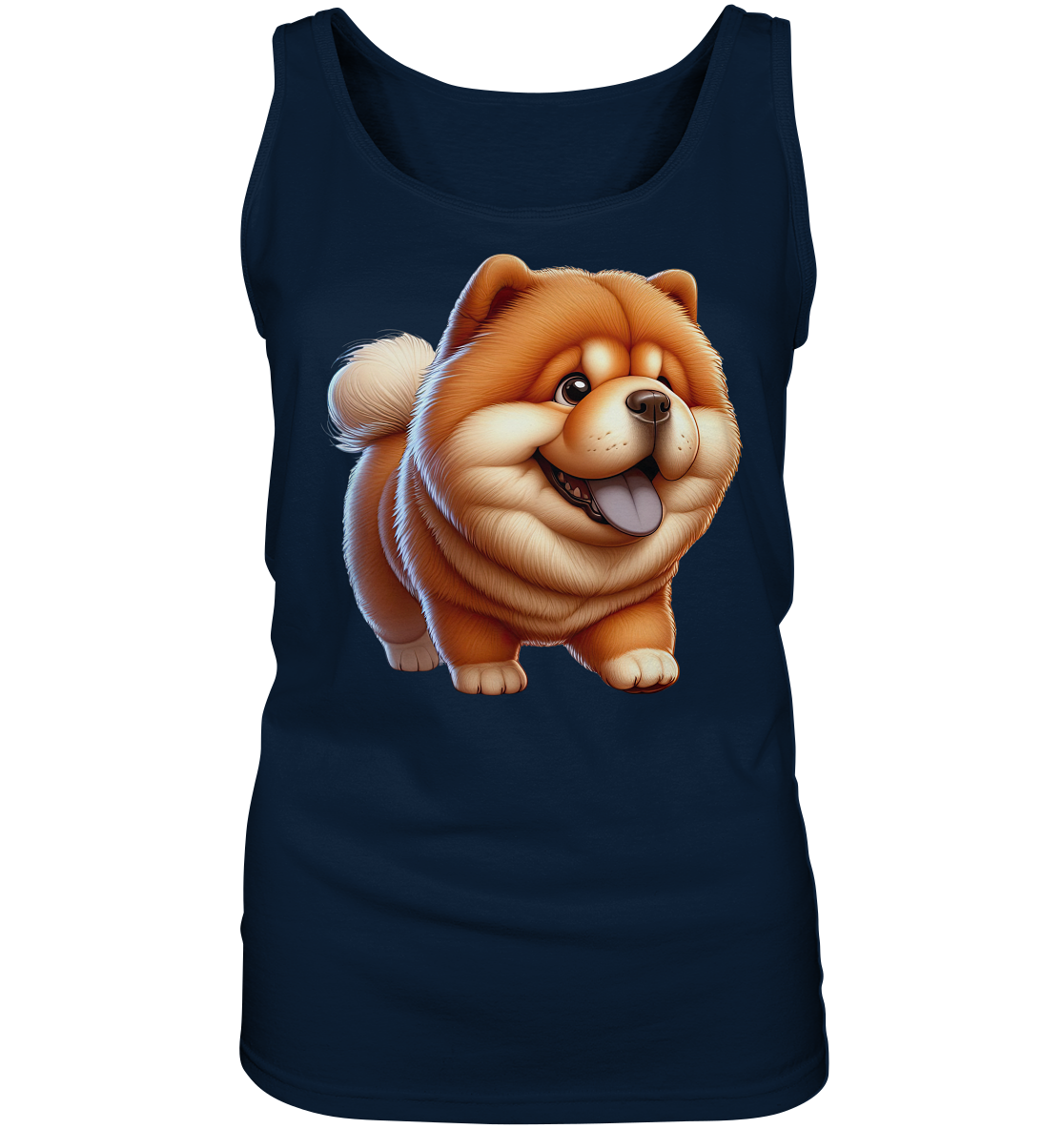 Chow Chow Cartoon Hund - personalisierbar - Ladies Tank-Top