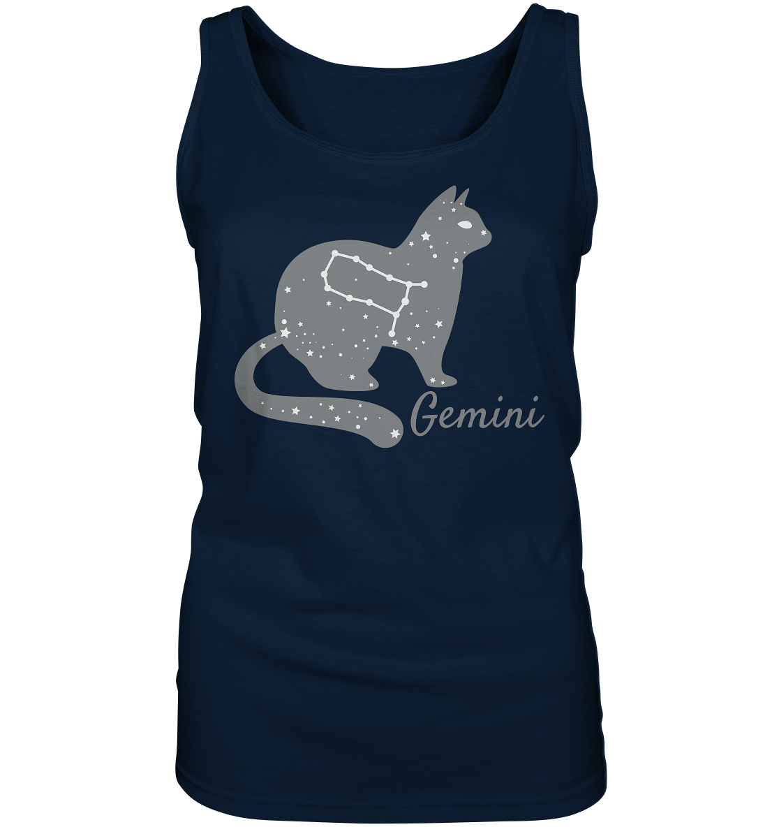 Sternzeichen Katze Zwilling - personalisierbar - Ladies Tank-Top
