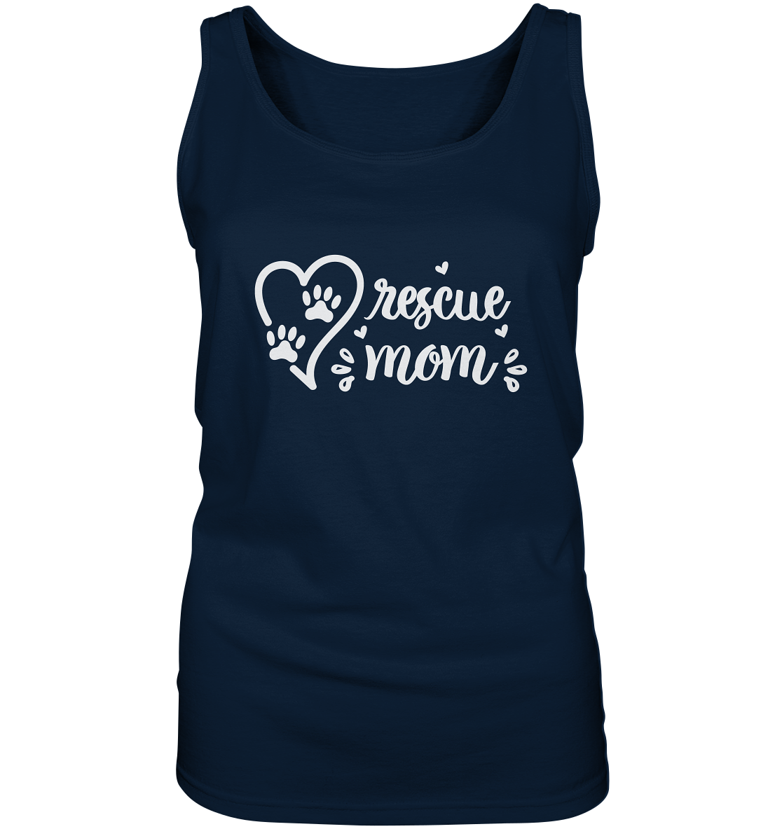 Rescue Mom - Personalisiert - Ladies Tank-Top