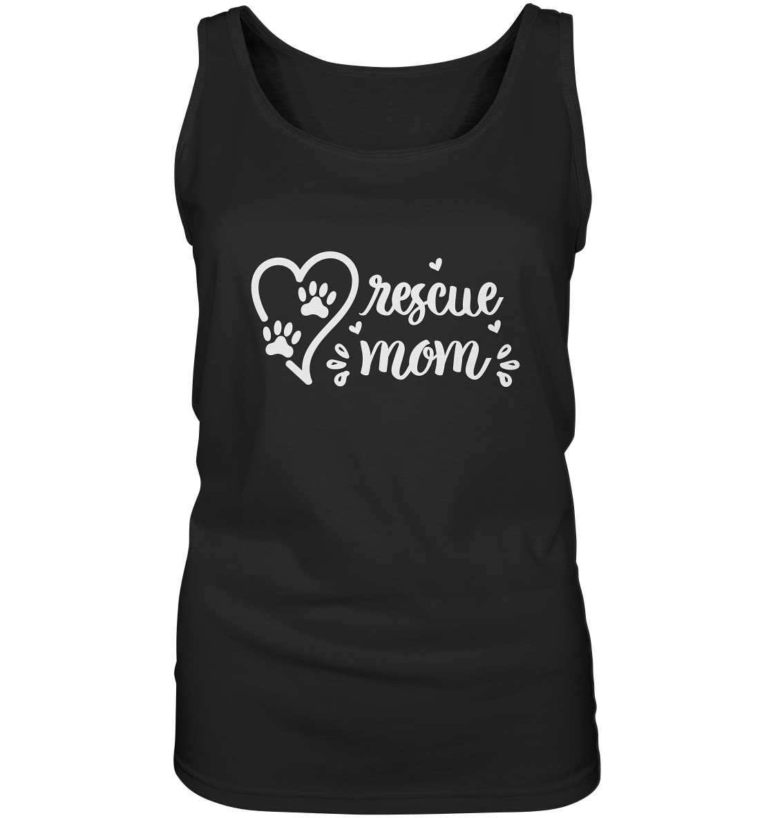 Rescue Mom - Personalisiert - Ladies Tank-Top