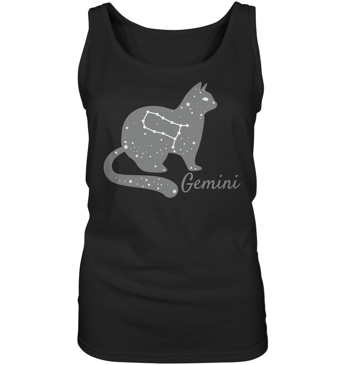 Sternzeichen Katze Zwilling - personalisierbar - Ladies Tank-Top
