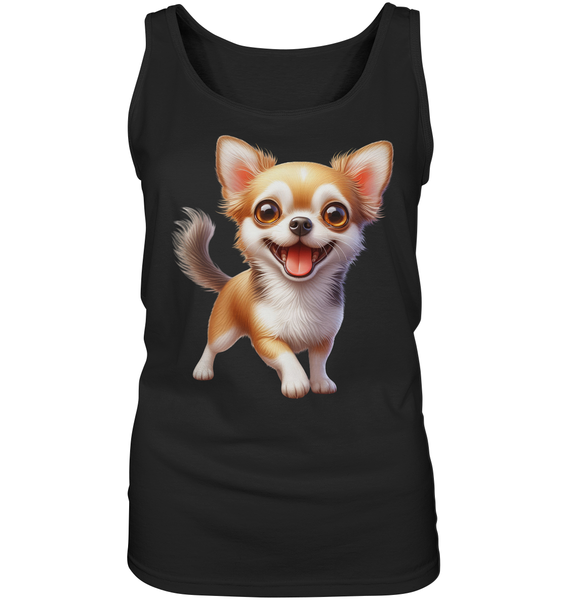Chihuahua Cartoon - personalisierbar - Ladies Tank-Top